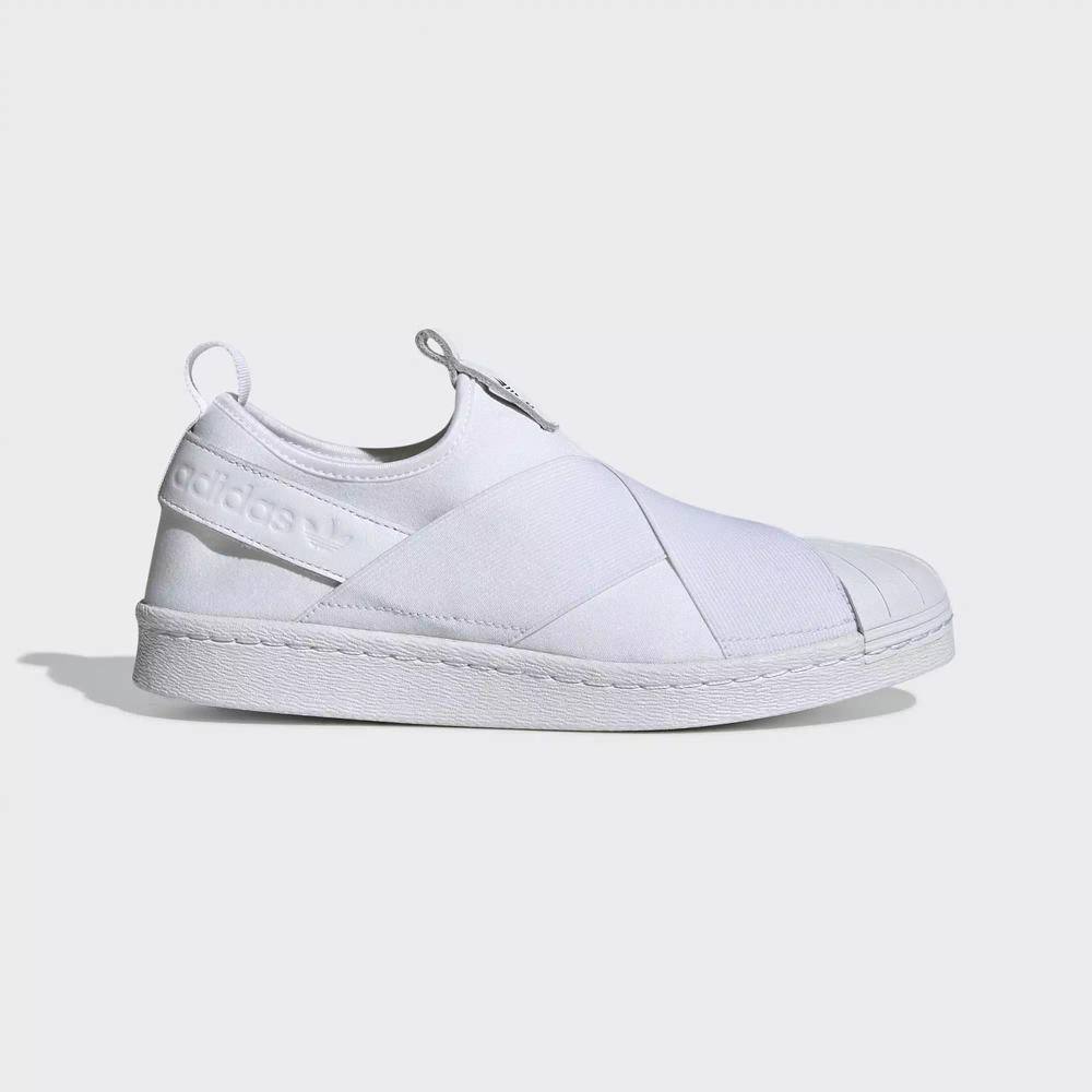 Adidas Superstar Slip-on Tenis Blancos Para Mujer (MX-90970)